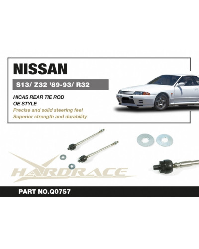 HARDRACE NISSAN SILVIA SKYLINE S13/Z32 '89-93/R32 HICAS REAR TIE ROD : KYP PERFORMANCE HOUSE