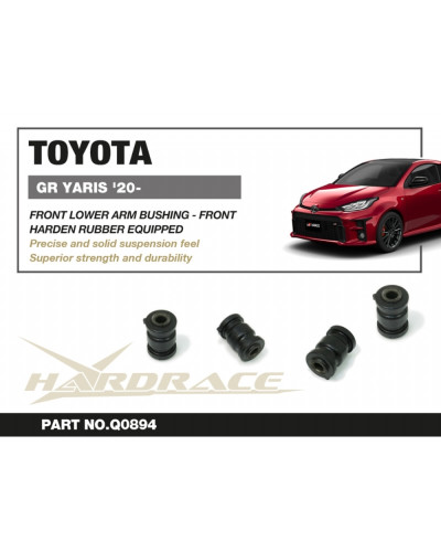 HARDRACE FRONT LOWER ARM FRONT BUSHING KIT TOYOTA, GR YARIS '20-  : KYP PERFORMANCE HOUSE