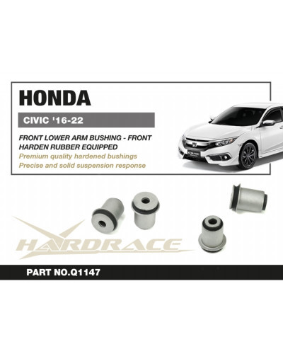 HARDRACE FRONT LOWER ARM BUSHING, FRONT HONDA CIVIC '16-22  : KYP PERFORMANCE HOUSE