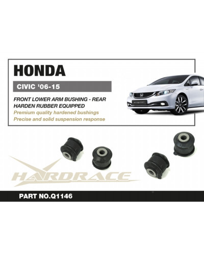 HARDRACE FRONT LOWER ARM BUSHING, REAR HONDA CIVIC '06-15  : KYP PERFORMANCE HOUSE