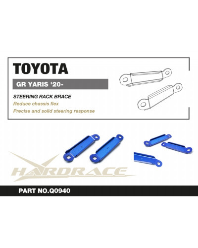 HARDRACE STEERING RACK BRACE KIT TOYOTA, GR YARIS '20- : KYP PERFORMANCE HOUSE