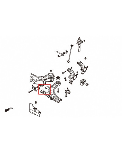 HARDRACE FRONT BUSHING FRONT LOWER ARM AUDI, SKODA, VOLKSWAGEN, A1, A3, FABIA, POLO, S3, TT, 10-PRESENT, 07-14 : KYP PERFORMANCE