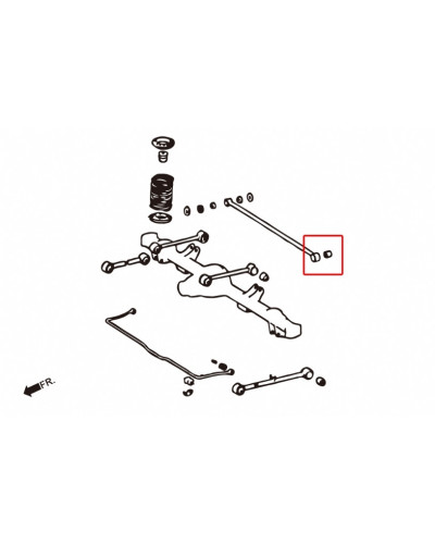 HARDRACE REAR LATERAL ARM BUSH TOYOTA, LEXUS, LAND CRUISER, LX, LX450 J80 95-97, J80 90-97 : KYP PERFORMANCE HOUSE