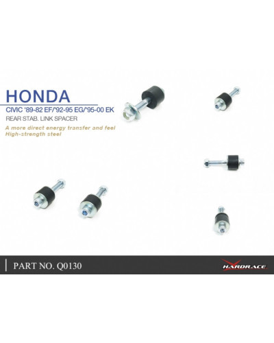 HARDRACE REAR STABILIZER LINK SPACER HONDA, CIVIC, EC/ED/EE/EF, EG, EH, EJ1/2, EK3/4/5/9, EJ6/7/8/9, EM1 : KYP PERFORMANCE HOUSE