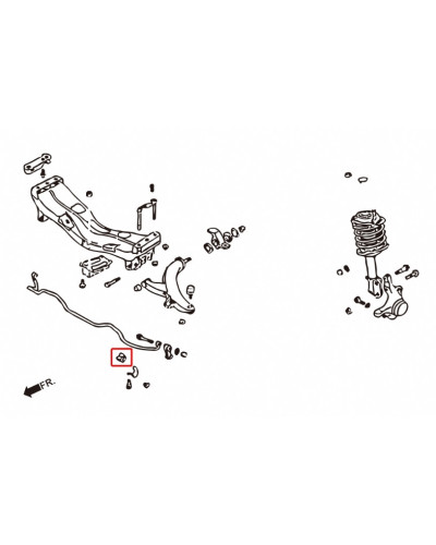 HARDRACE FRONT OR REAR REINFORCED SWAY BAR BUSHING SUBARU, IMPREZA, LEGACY, SF 97-02, STI GC/GF/GM 92-00, WRX GC : KYP PERFORMAN