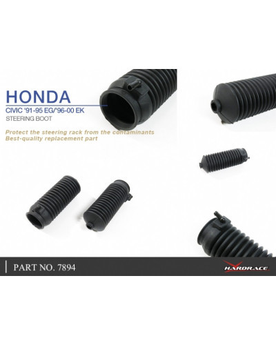 HARDRACE STEERING BOOT (OEM REPLACEMENT) HONDA, CIVIC, EG, EH, EJ1/2, EK3/4/5/9, EJ6/7/8/9, EM1 : KYP PERFORMANCE HOUSE