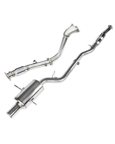 Invidia G200 Turbo Back Exhaust w/Hyperflow Down Pipe - Rolled Polished Stainless Tips Subaru Forester XT SG 03-08 : KYP PERFORM