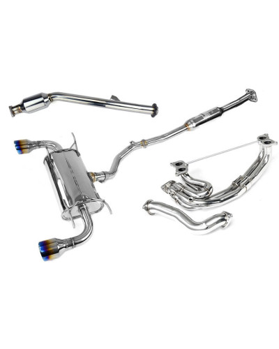 Invidia Q300 70mm Engine Back Exhaust w/Invidia Equal Headers Subaru BRZ & Toyota 86 12-21, 22+ (6MT) : KYP PERFORMANCE HOUSE |F