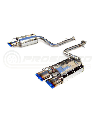 Invidia Q300 Axle Back Exhaust - Rolled Polished Stainless Tips Lexus RC200T/RC300/RC350 SC10R 14-21 : KYP PERFORMANCE HOUSE