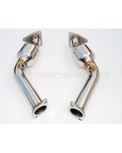 Invidia High Flow Catted Test Pipes Nissan 350Z Z33 07-09/370Z Z34/Infiniti G37 V36/FX30/FX50/QX70 : KYP PERFORMANCE HOUSE