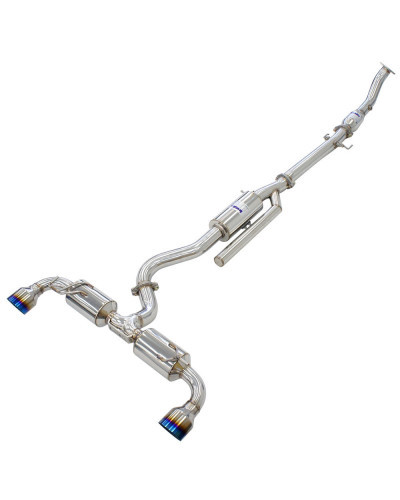 Invidia N2 O2 Housing Back Exhaust - Straight Cut Black Stainless Tips Toyota Yaris GR XPA16R : KYP PERFORMANCE HOUSE