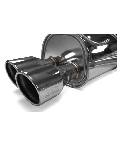 Invidia Q300 Turbo Back Exhaust - Rolled Polished Stainless Tips Subaru WRX 15-21 (6MT) : KYP PERFORMANCE HOUSE