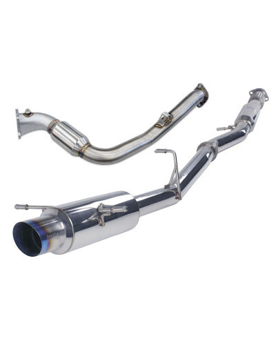 Invidia N1 Turbo Back Exhaust Resonated w/Catless Down Pipe Subaru WRX/STI GD 01-07 : KYP PERFORMANCE HOUSE