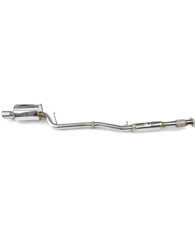 Invidia Q300 Cat Back Exhaust - Rolled Titanium Blue Tips Subaru WRX/STI GD 01-07 : KYP PERFORMANCE HOUSE