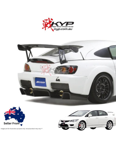 SPOON SPORTS 3D GT WING FOR HONDA CIVIC FD2 TYPE R : KYP Performance House |FAST SHIPPING JDM CAR PARTS UPGRAD PRO SHOP AUSTRA |