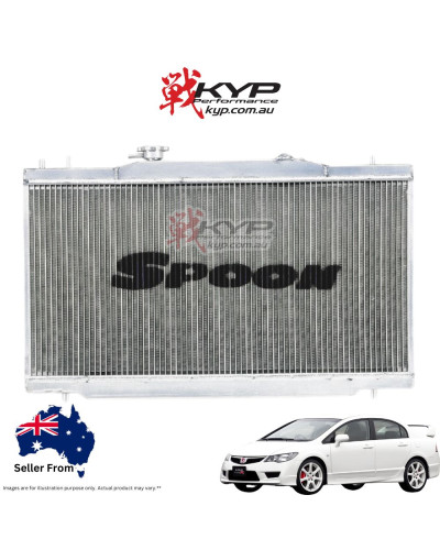 SPOON SPORTS ALUMINUM RADIATOR FOR HONDA CIVIC FD2 TYPE R : KYP Performance House |FAST SHIPPING JDM CAR PARTS UPGRAD PRO SHOP A