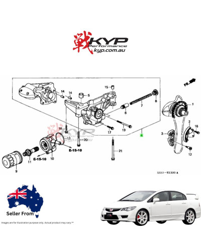 HONDA OEM OIL PUMP - DC5 EP3 FD2 : KYP Performance House |FAST SHIPPING JDM CAR PARTS UPGRAD PRO SHOP AUSTRALIA