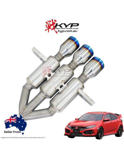 Invidia Titan G5 R400 Titanium Cat Back Exhaust Honda Civic Type-R FK8 17+ : KYP PERFORMANCE HOUSE |FAST SHIPPING JDM CAR PARTS 