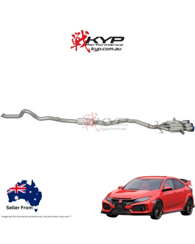 Invidia Titan G5 R400 Titanium Cat Back Exhaust Honda Civic Type-R FK8 17+ : KYP PERFORMANCE HOUSE |FAST SHIPPING JDM CAR PARTS 