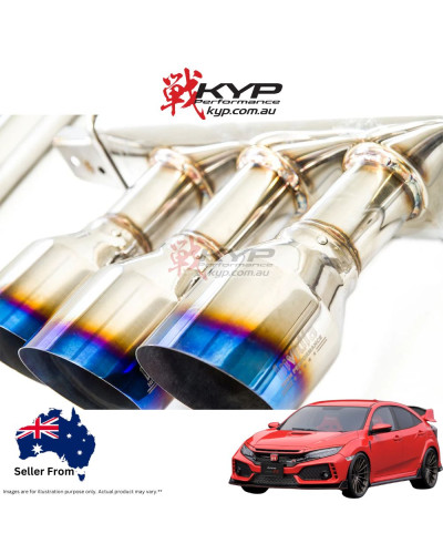 Invidia Q300 Turbo Back Exhaust Honda Civic Type-R FK8 17+ : KYP PERFORMANCE HOUSE |FAST SHIPPING JDM CAR PARTS UPGRAD PRO SHOP 