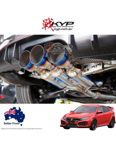 Invidia R400 Turbo Back Exhaust Honda Civic Type-R FK8 17+ : KYP PERFORMANCE HOUSE |FAST SHIPPING JDM CAR PARTS UPGRAD PRO SHOP 