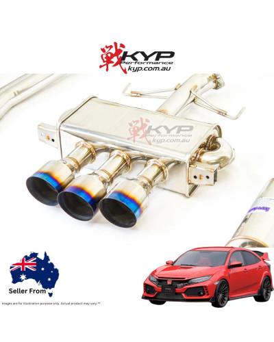 Invidia Q300 Cat Back Exhaust Honda Civic Type-R FK8 17+ : KYP PERFORMANCE HOUSE |FAST SHIPPING JDM CAR PARTS UPGRAD PRO SHOP AU