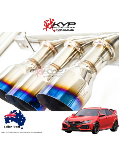 Invidia Q300 Cat Back Exhaust Honda Civic Type-R FK8 17+ : KYP PERFORMANCE HOUSE |FAST SHIPPING JDM CAR PARTS UPGRAD PRO SHOP AU