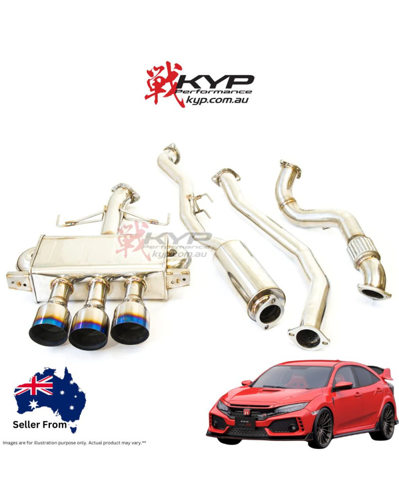 Invidia Q300 Cat Back Exhaust Honda Civic Type-R FK8 17+ : KYP PERFORMANCE HOUSE |FAST SHIPPING JDM CAR PARTS UPGRAD PRO SHOP AU