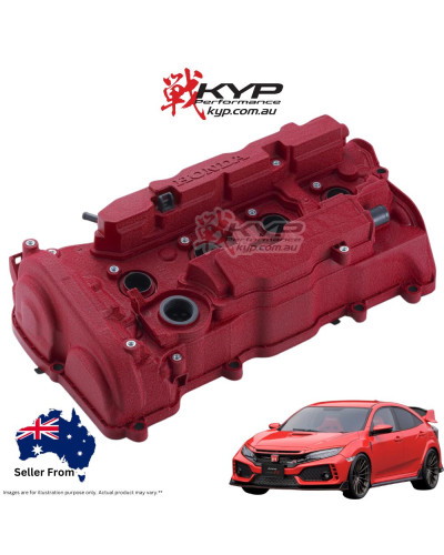 SPOON SPORTS RED VALVE COVER 17+ FK8/FL5 CIVIC TYPE R : KYP PERFORMANCE HOUSE |FAST SHIPPING JDM CAR PARTS UPGRAD PRO SHOP AUSTR