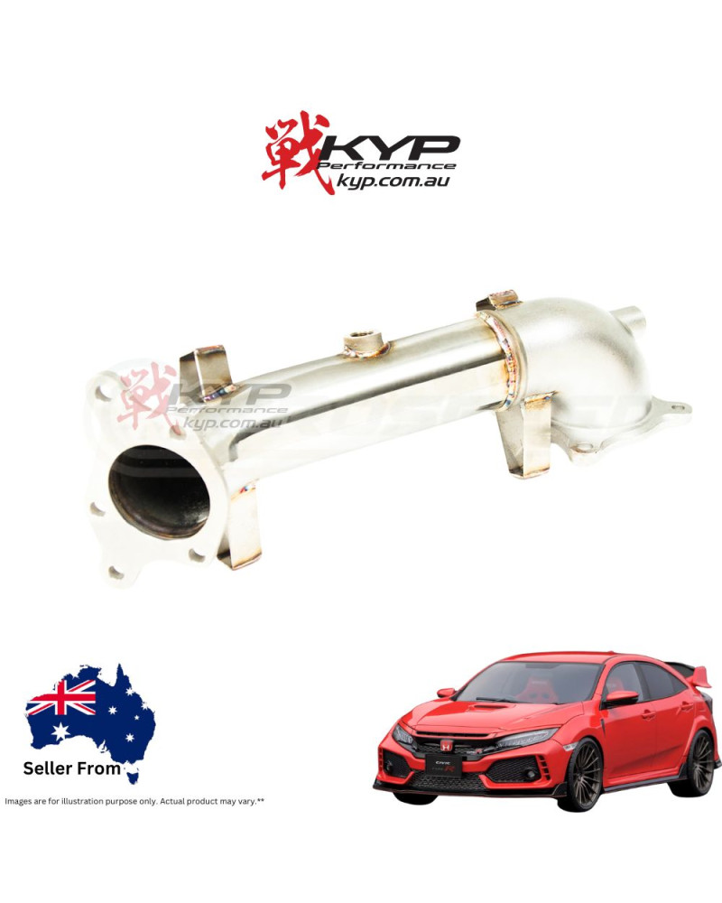 Invidia Down Pipe Catless Honda Civic Type R FK8 17-21/FL5 22+ : KYP PERFORMANCE HOUSE |FAST SHIPPING JDM CAR PARTS UPGRAD PRO S