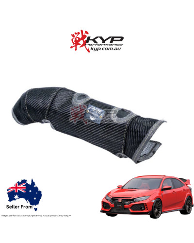 PRL Motorsports PTP Black Lava Inlet Pipe Blanket for Honda Civic Type-R FK8 17-21 : KYP PERFORMANCE |FAST SHIPPING JDM CAR PART