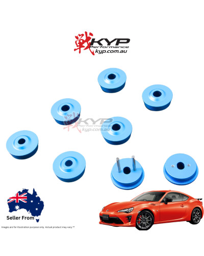 HARDRACE REAR SUBFRAME SOLID ALUMINIUM BUSHING SUBARU, TOYOTA, 86, BRZ, FR-S, ZC 6, ZN6, FT86/FR-S ZN6/ZC6 : KYP PERFORMANCE HOU