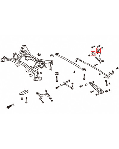 HARDRACE REAR UPPER ARM BUSHING SUBARU, TOYOTA, 86, BRZ, FR-S, IMPREZA, LEGACY, XV, ZC 6, ZN6, SH 09-13, : KYP PERFORMANCE HOUSE