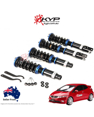 HARDRACE HS SPEC COILOVERS HONDA CIVIC FN2 07-11 TYPE R : KYP PERFORMANCE HOUSE |FAST SHIPPING JDM CAR PARTS UPGRADE AUSTRALIA