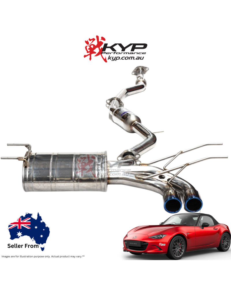 Invidia Q300 Cat Back Exhaust Mazda MX5 ND 15+ : KYP PERFORMANCE HOUSE |FAST SHIPPING JDM CAR PARTS UPGRADE AUSTRALIA