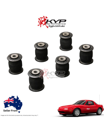 HARDRACE REAR UPPER ARM BUSH + KNUCKLE BUSH MAZDA, MX5 MIATA, NA 89-98, NB 99-05 : KYP PERFORMANCE HOUSE|FAST SHIPPING JDM CAR P