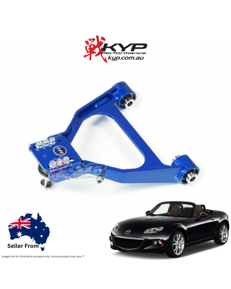 HARDRACE FRONT UPPER CAMBER KIT V2 MAZDA, MX5 MIATA, RX8, SE3P 03-12, NC 06-14 : KYP PERFORMANCE HOUSE |FAST SHIPPING JDM CAR PA