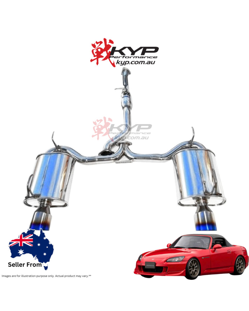 Invidia Q300 Catback Exhaust Honda S2000 AP1/AP2 99-09 : KYP PERFORMANCE HOUSE |FAST SHIPPING JDM CAR PARTS UPGRADE AUSTRALIA