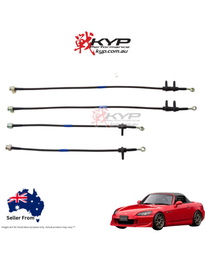 SPOON SPORTS BRAKE HOSE SET FOR HONDA S2000 AP1 : KYP Performance House |FAST SHIPPING JDM CAR PARTS UPGRADE AUSTRALIA