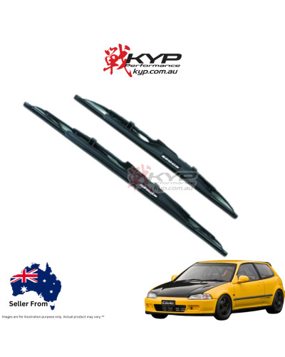 SPOON SPORTS WIPER BLADE SET - HONDA INTEGRA TYPE R DC2 DB8 EG6 EG9: KYP Performance House |FAST SHIPPING JDM CAR PARTS UPGRADE 