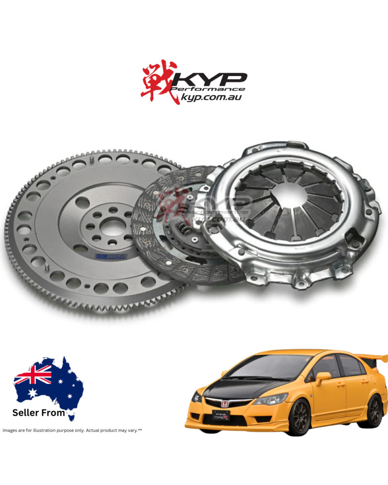 TODA RACING ULTRA LIGHT WEIGHT CHROMOLY FLYWHEEL AND CLUTCH KIT SPORTS DISC - CL7 CL9 EP3 FD2 FN2 DC5 : KYP Performance House