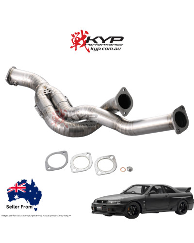 TOMEI TI RACING TITANIUM FRONT PIPE FOR RB26DETT : KYP Performance House