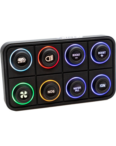 LINK 8 KEY (2X4) CAN KEYPAD WITH INTERCHANGEABLE 15MM INSERTS (SOLD SEPARATELY) : KYP Performance House