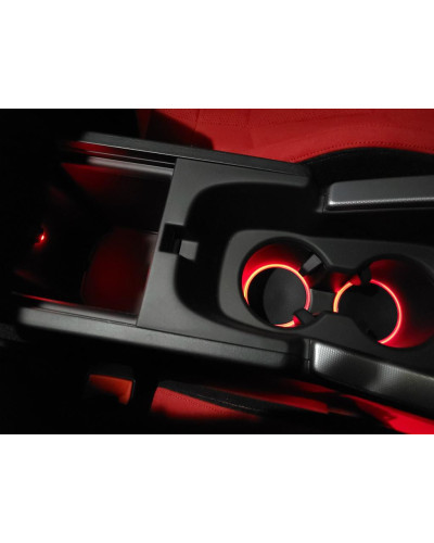 HONDA ACCESS CENTER CONSOLE BOX & DRINK HOLDER LED RED ILLUMINATION - FL5 : KYP Performance House