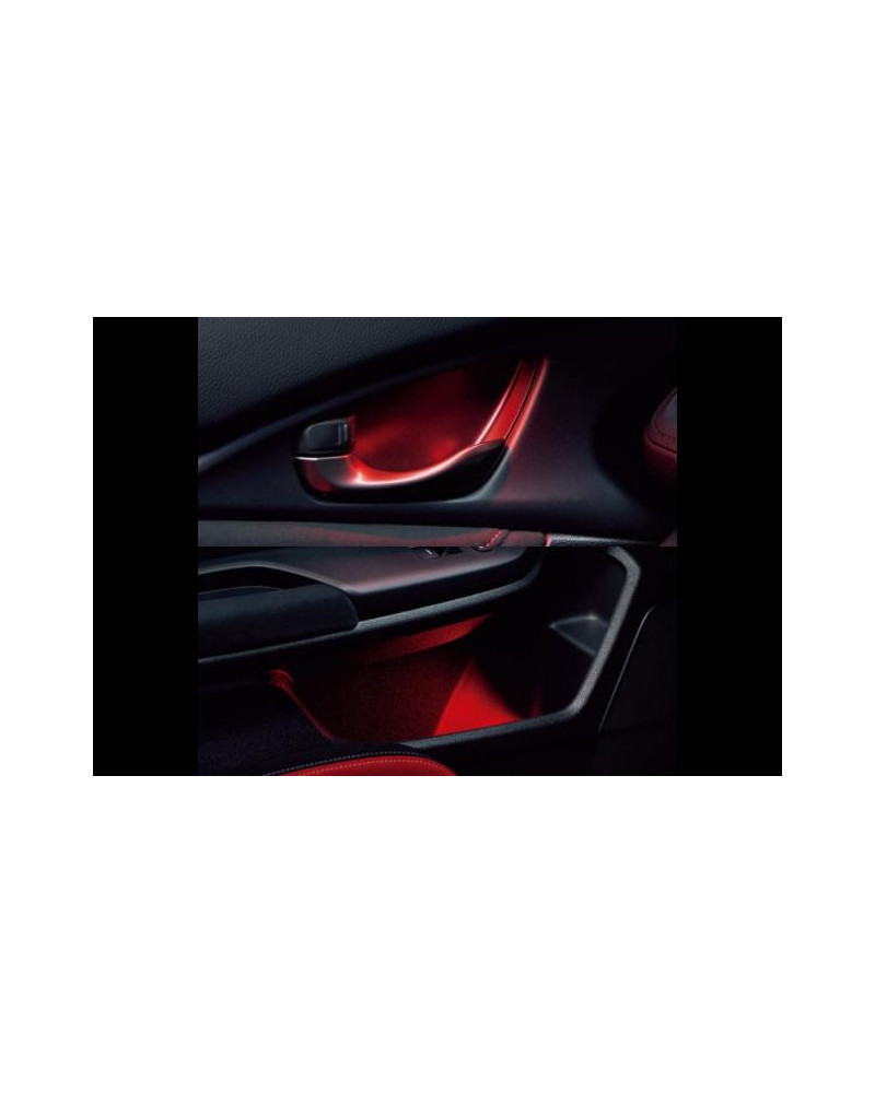 HONDA ACCESS INNER DOOR HANDLE & DOOR POCKET LED RED ILLUMINATION - FL5 : KYP Performance House