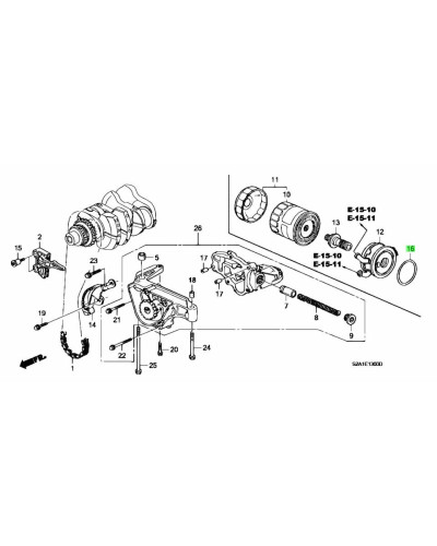 HONDA OEM OIL COOLER O-RING 62.4X3.1 - DC5 EP3 CL7 FD2 FN2 EF8 EF9 EG6 EK4 EK9 DC2 DA6 DB7 DB8 CRX : KYP Performance House