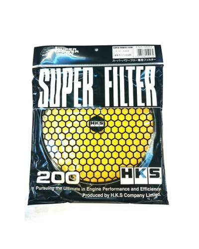 HKS SUPER POWER FLOW RELOADED REPLACEMENT AIR FILTER - 200MM : KYP Performance House