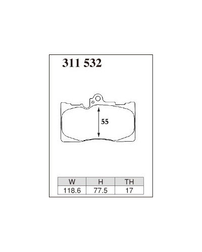 DIXCEL Type S Brake Pads - Lexus IS300/IS350/GS300/GS350 (Front) : KYP Performance House