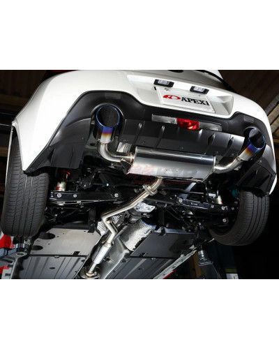 APEXI FULL EXHAUST SYSTEM WITH RS EVOLUTION EXTREME MUFFLER - BRZ ZD8 GR86 ZN8 MT : KYP Performance House