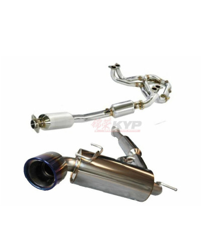 APEXI FULL EXHAUST SYSTEM WITH N1 EVOLUTION EXTREME MUFFLER SINGLE - BRZ ZD8 GR86 ZN8 MT : KYP Performance House